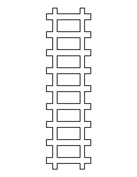 Printable Railroad Tracks